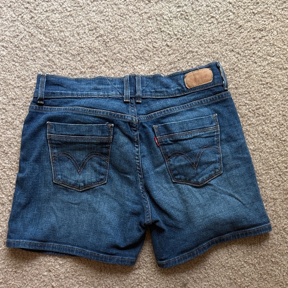 Levi's Dark Blue Denim Shorts